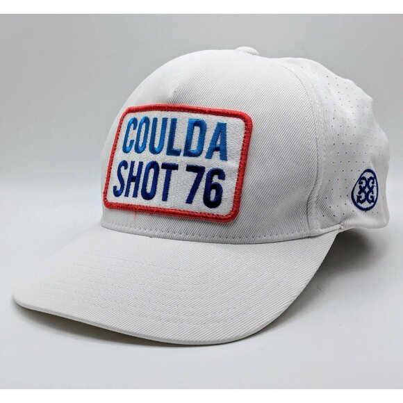 G/Fore G4 White Red Blue Adjustable Coulda Shot 76 Golf Hat Snapback Merica - Picture 1 of 6
